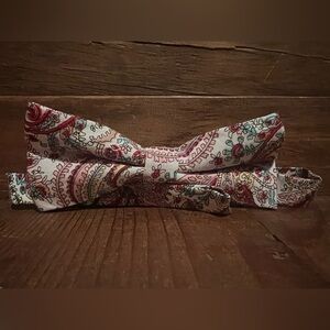 Floral Paisley Bow Tie